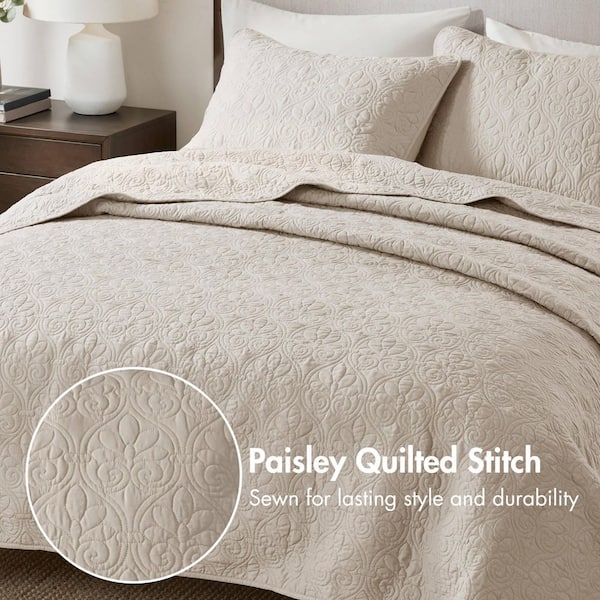 Madison Park Mansfield Reversible Coverlet Set