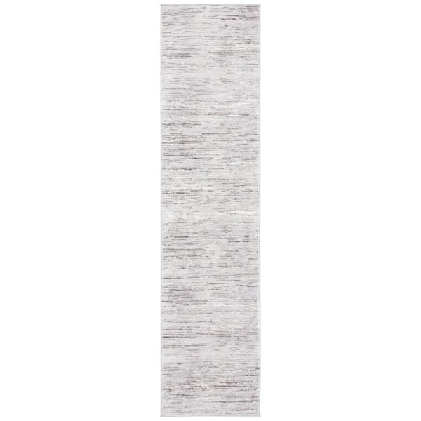 SAFAVIEH Orchard Gray/Light Gray 2 ft. x 5 ft. Striped Runner Rug