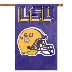 LSU Tigers Applique Banner Flag