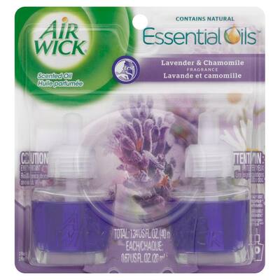 0.67 oz. Lavender and Chamomile Scented Oil Refill (2-Pack)