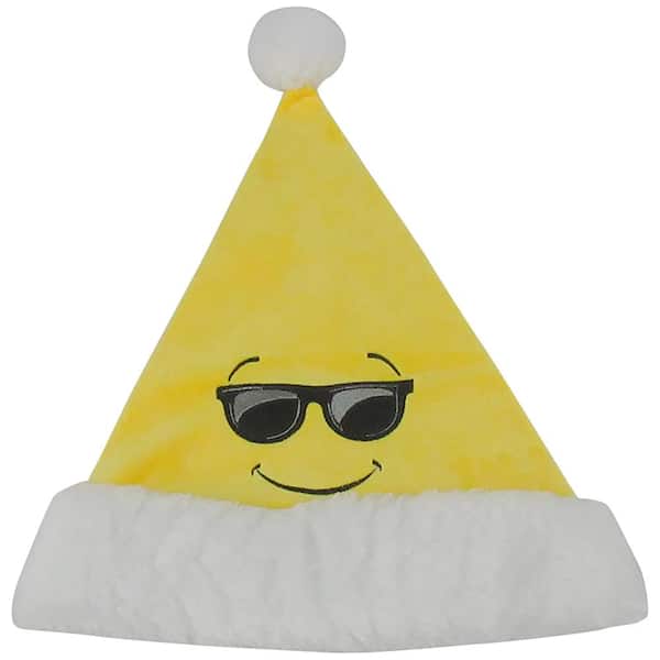 Home Accents Holiday 2.71 in. Christmas Emoji Hat-Cool