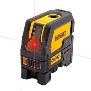 165 ft. Red Self-Leveling Cross-Line and Plumb Spot Laser Level with (3) AAA Batteries & Case