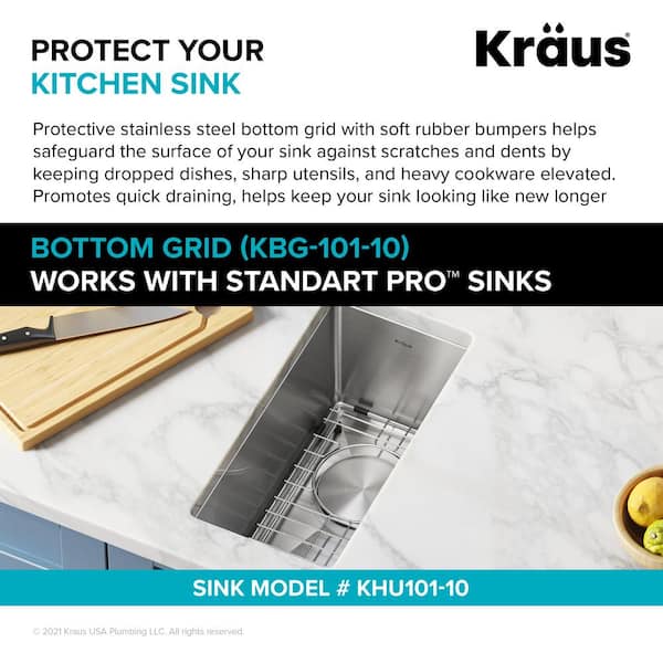 Kraus sink rack online rubber feet