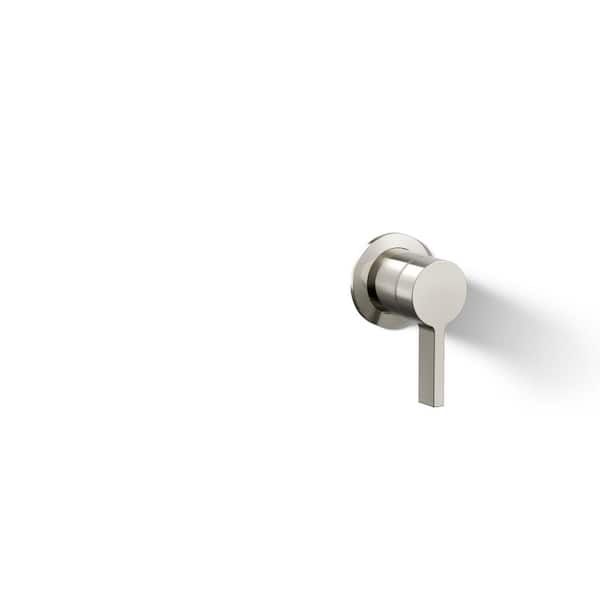 KOHLER Components Wall-Mount Bathroom Sink Faucet Handle in Vibrant Polished Nickel