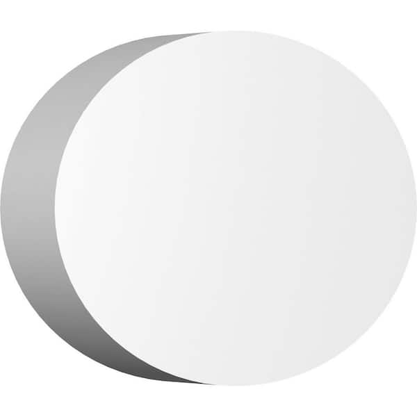 Ekena Millwork 7 in. W x 4-3/4 in. H x 1 in. P Standard Dalton Rosette with Square Edge (4-Pack)