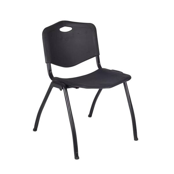 Regency Heights Black Stack Chair HD4700BK - The Home Depot