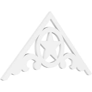 1 in. x 48 in. x 24 in. (12/12) Pitch Austin Gable Pediment Architectural Grade PVC Moulding