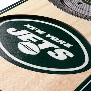 NFL New York Jets 6 in. x 19 in. 3D Stadium Banner-MetLife Stadium