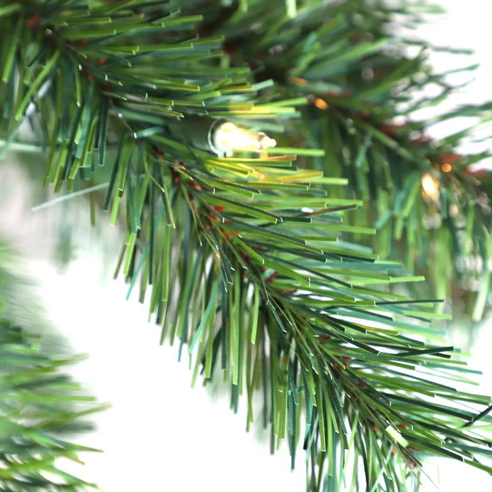 Tropical Glow 6ft Pre-Lit White Light Palm Christmas Tree