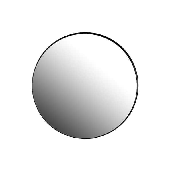 32 in. W x 32 in. H Round Metal Medicine Cabinet with Mirror