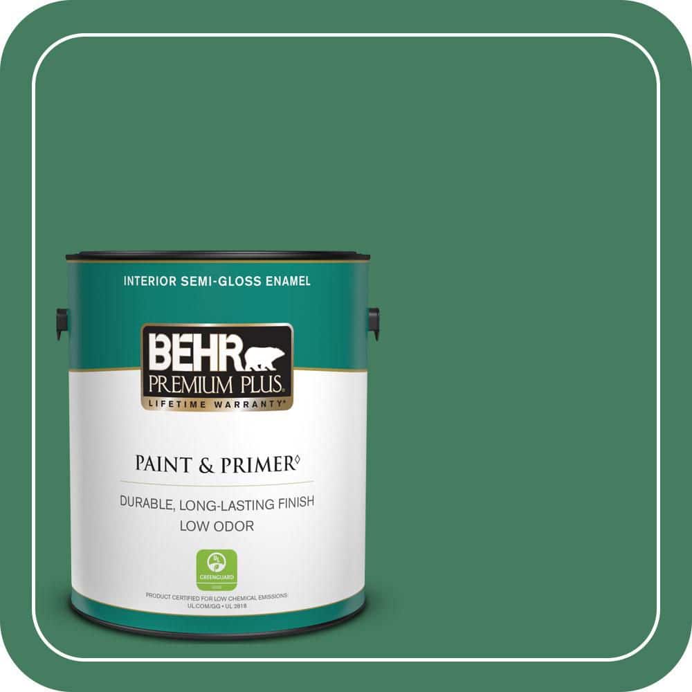 1 gal. #470D-6 Greenbelt Semi-Gloss Enamel Low Odor Interior Paint & Primer price history on PriceWatchPro
