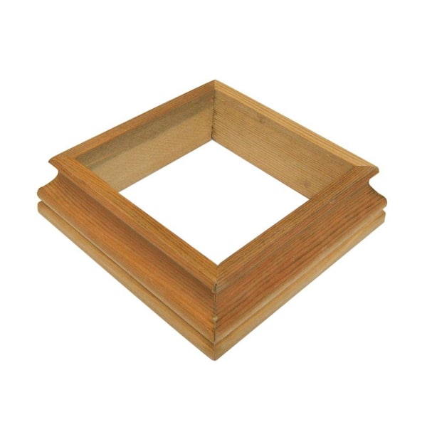 Unbranded 4 in. x 4 in. Western Red Cedar Post Skirt