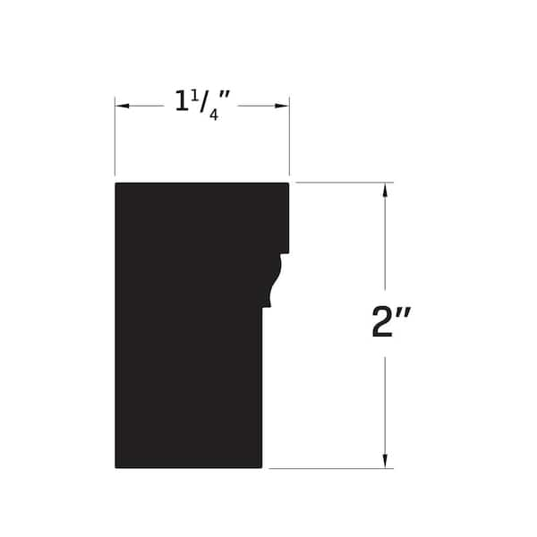 WGBKM6 - 6/8 PR. Woodgrain Composite Brick Mold (1-1⁄4x2) Poly Fiber -  Decorative Woods