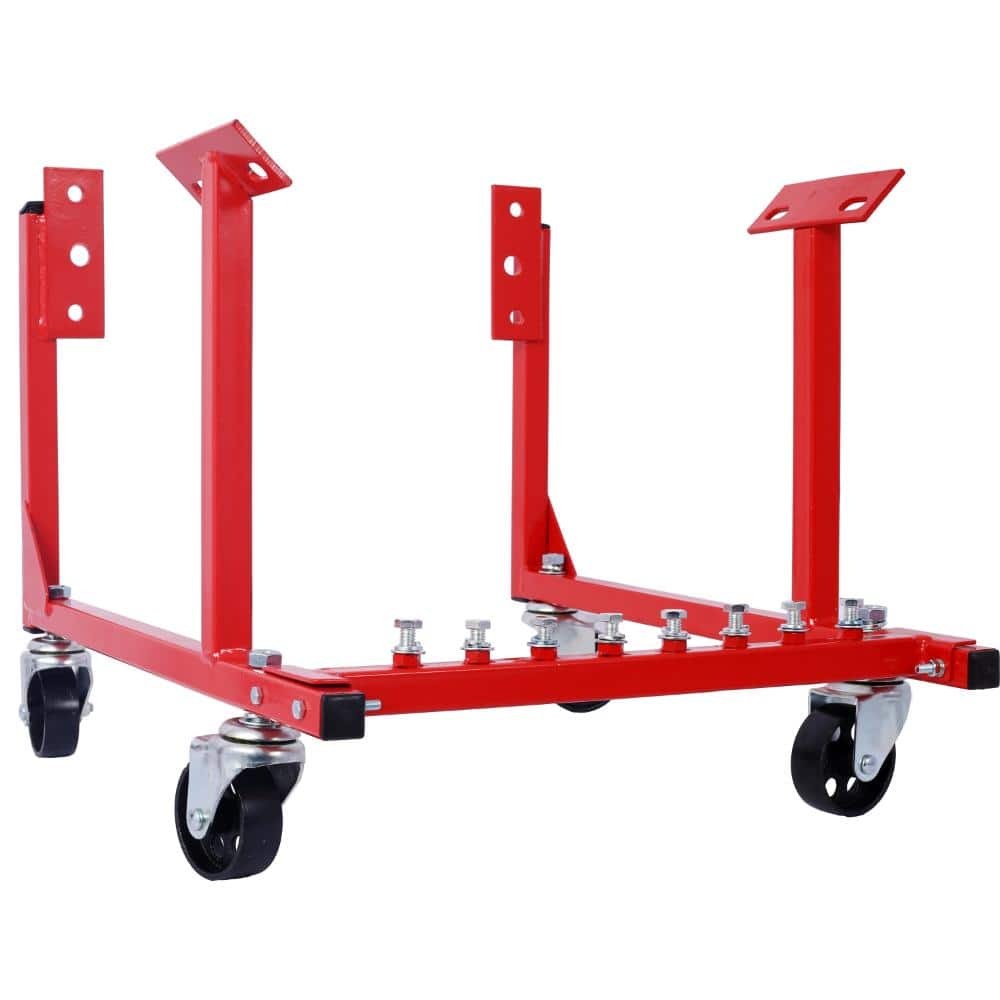 1000 Capacity lb. Red Engine Stands Cradle with 3” Heavy Duty Steel Construction Wheels, Storage Hardware price history on PriceWatchPro