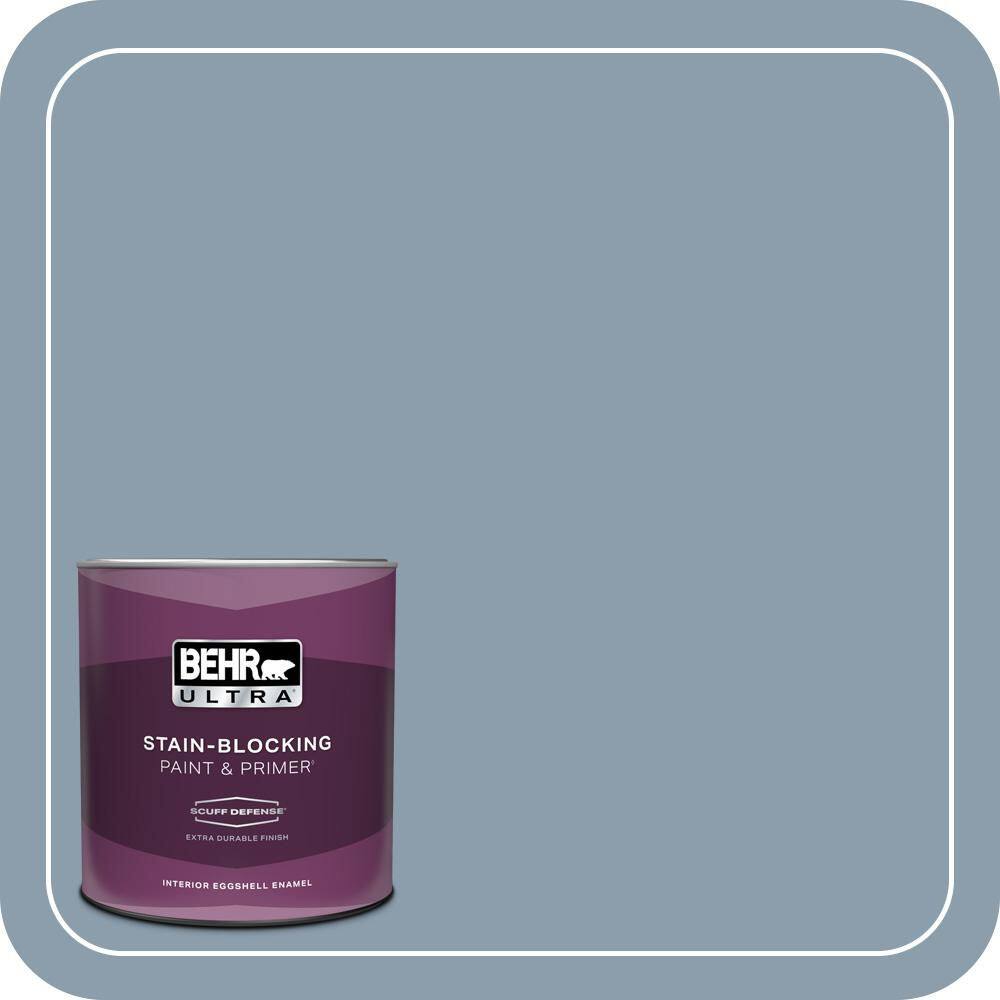 1 qt. #ICC-65 Relaxing Blue Extra Durable Eggshell Enamel Interior Paint & Primer price history on PriceWatchPro