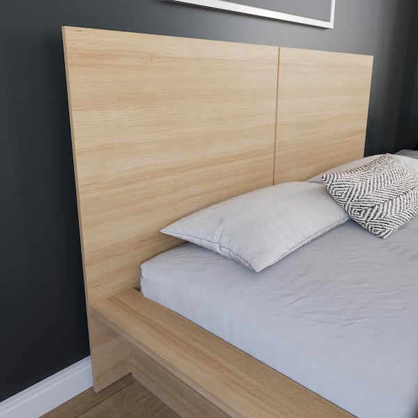 James Beige Oak Queen Panel Headboard