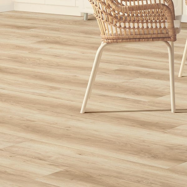Take Home Sample- Classy Chic Fancy Fawn 12-MIL x 7 in. x 8 in. Glue Down Waterproof Luxury Vinyl Plank