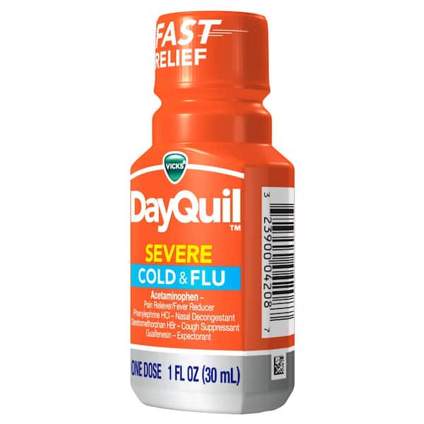 1 oz. DayQuil Severe Cold and Flu Single Dose Cough Medicine