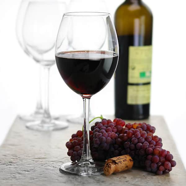 Enoteca 4 Piece Clear Glass Wine Glass Set