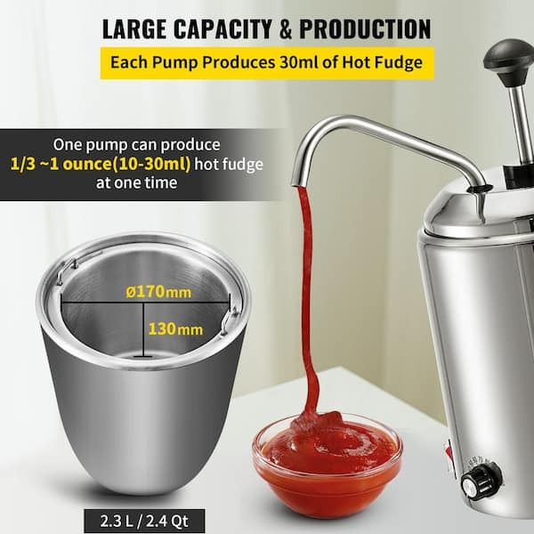 hot fudge topping dispenser with pump model sfp – TurnKeyParlor.com