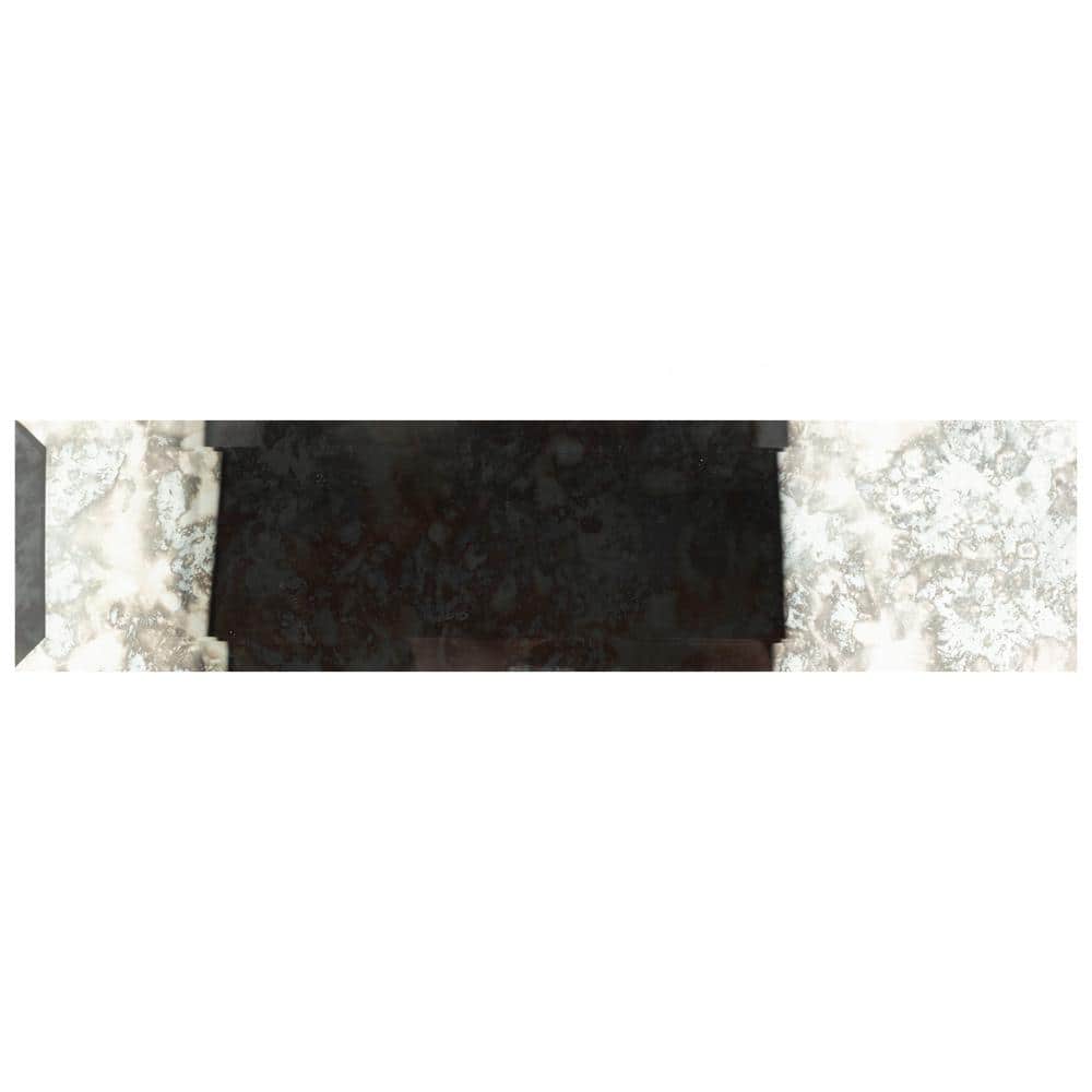 Lustre Beveled Antique Mirror 3 in. x 11-4/5 in. Glass Wall Take Home Tile Sample price history on PriceWatchPro