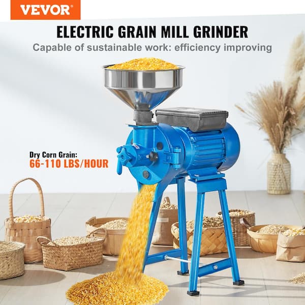 Commercial Electric Grain Mill Grinder Heavy Duty 3000W 110V Grain