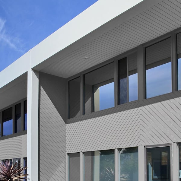 5 gal. #N520-3 Flannel Gray Satin Enamel Exterior Paint