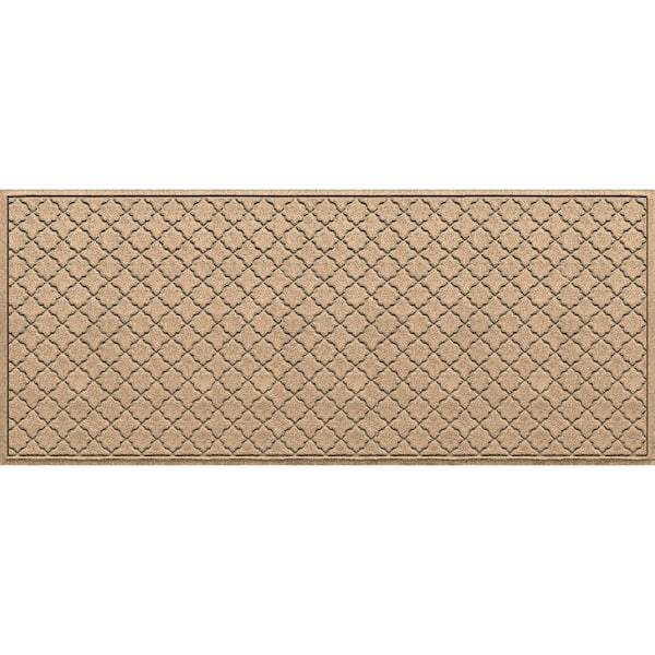 Bungalow Flooring WaterHog Cordova Camel 35 in. x 85 in. PET Polyester Door Mat