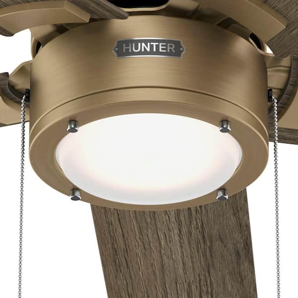 Hunter Ceiling Fan Glass Light Globe Triangle Base Twist And Lock