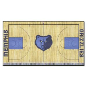 NBA Memphis Grizzlies 3 ft. x 5 ft. Large Court Runner Rug
