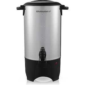 Stainless Steel 40 Cup Coffee Urn and Hot Water Dispenser