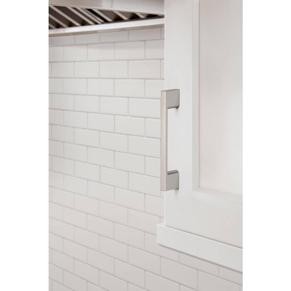 Satin Nickel 4.88" Modern Cabinet Pulls with Mounting Hardware