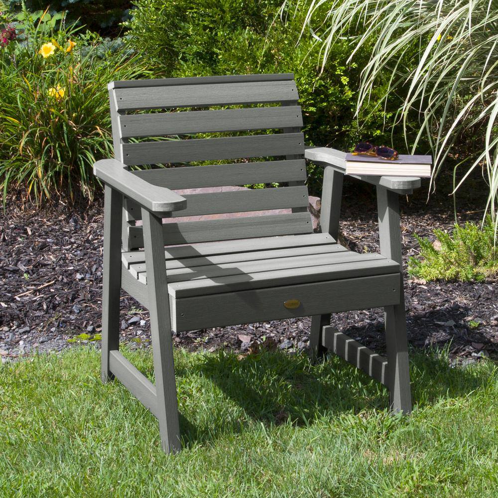 Coastal Teak Weatherly 27" Modern Garden Chair
