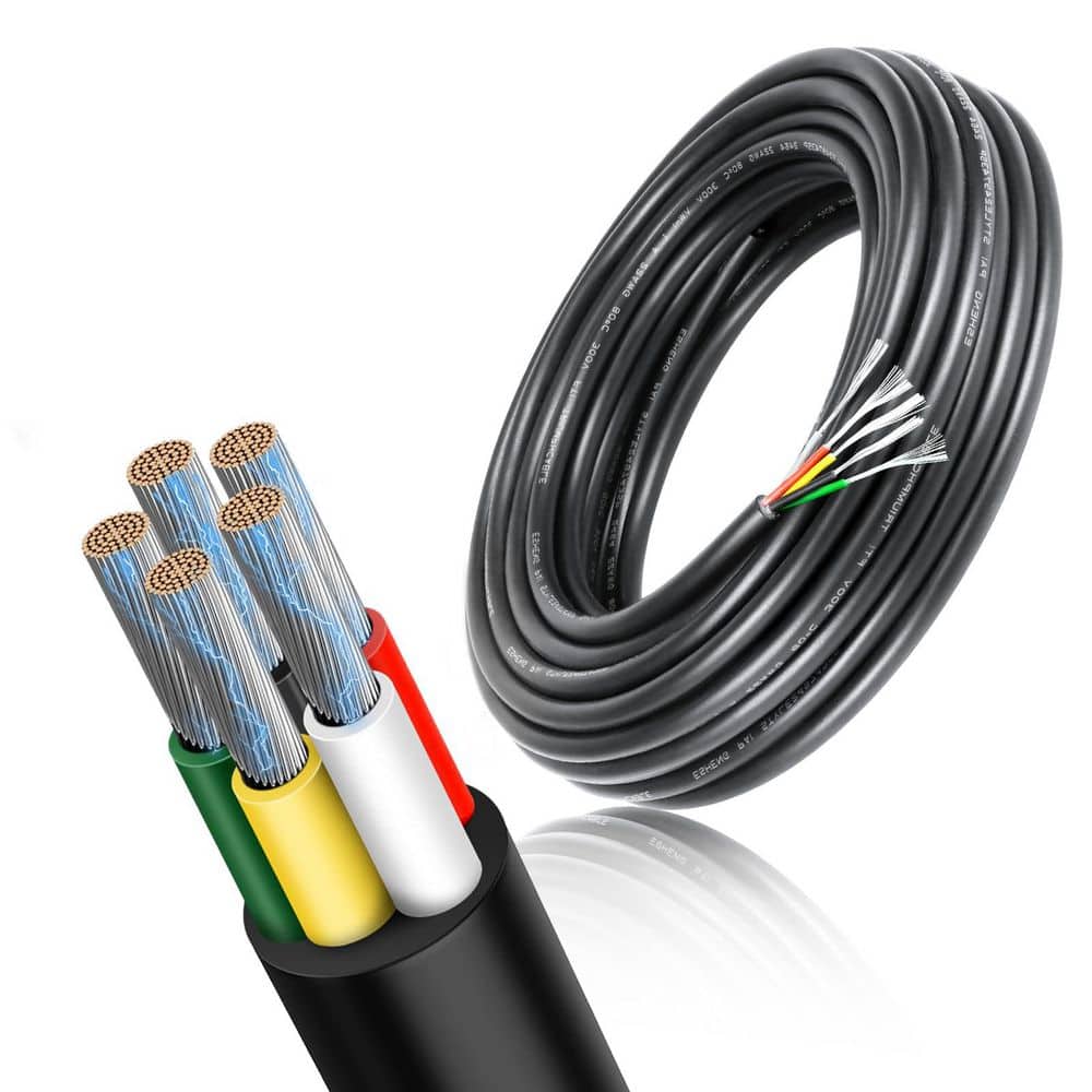 10 ft. 22/5-Gauge Tinned Copper Stranded Thermostat Wire, for Sprinkler, Irrigation, Automotive, Trailer price history on PriceWatchPro
