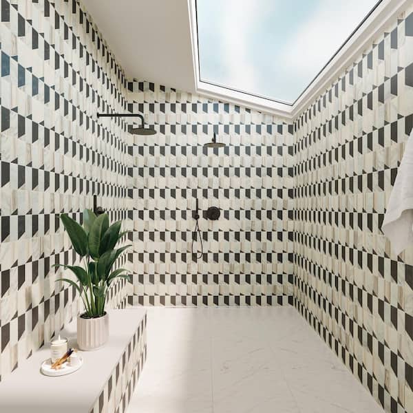 Magnifica The Thirties Square 30 in. x 30 in. Honed Calacatta Porcelain Floor Tile (18.16 sq. ft./Case)