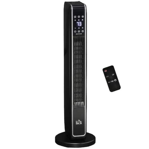 750W/1500 W Black Electric Indoor Tower Ceramic Fan Space