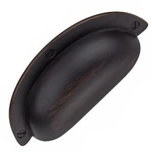 2-1/2 in. Center-to-Center Oil Rubbed Bronze Bin Cabinet Pull (10-Pack)