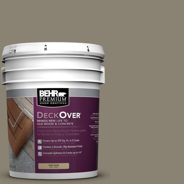 BEHR Premium DeckOver 5 gal. #SC-154 Chatham Fog Solid Color Exterior Wood and Concrete Coating