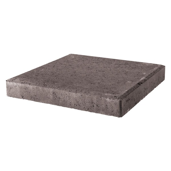 Pavestone 24 in. x 24 in. x 1.96 in. Slate Square Concrete Step Stone (28-Pieces/112 sq. ft. /Pallet)