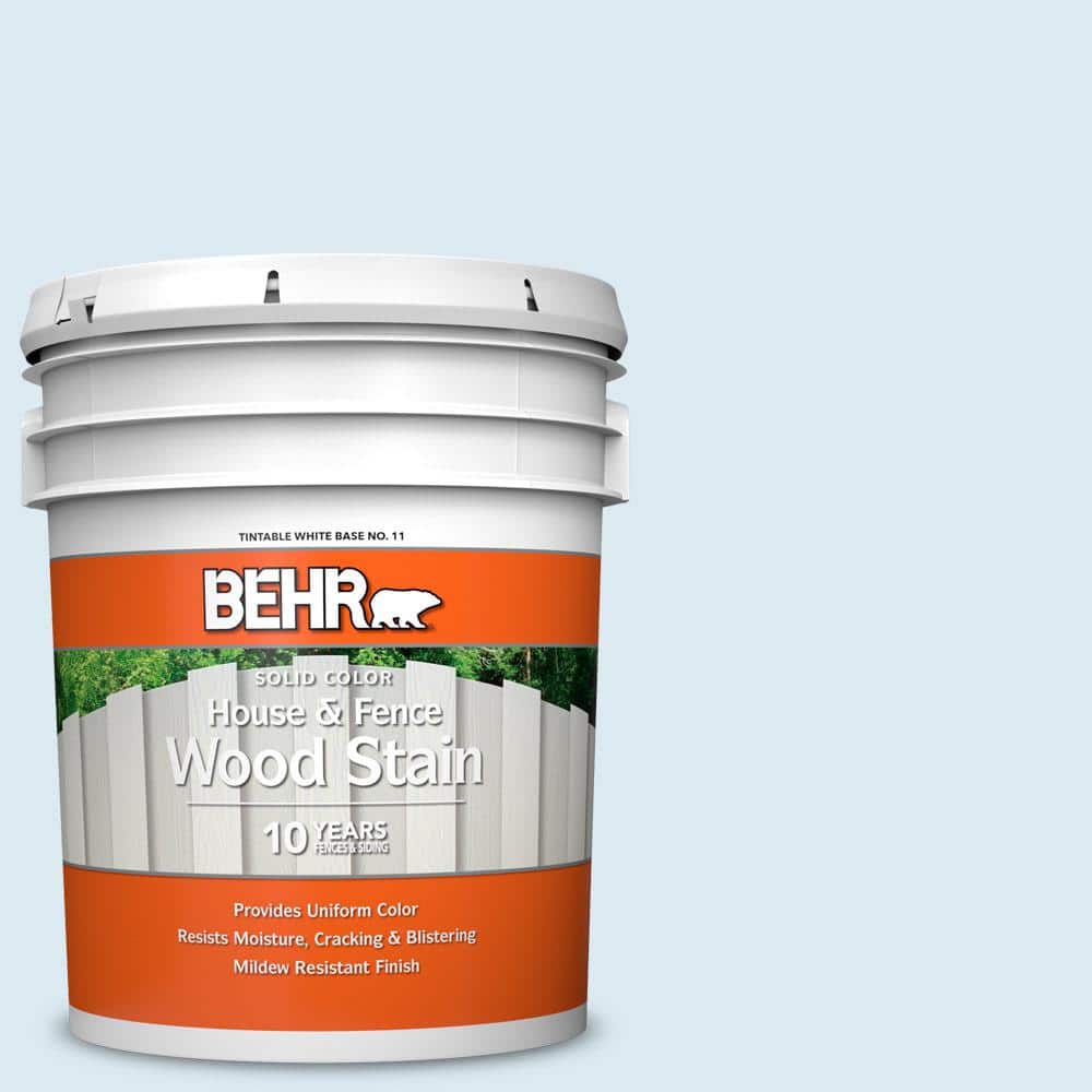 5 gal. #540A-1 Frost Wind Solid Color House and Fence Exterior Wood Stain