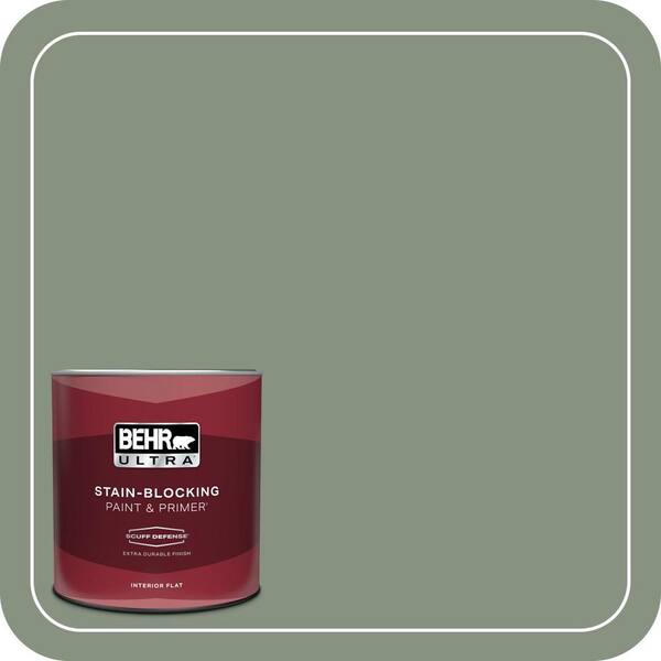 BEHR ULTRA 1 qt. #QE-45 Thistle Extra Durable Flat Interior Paint & Primer