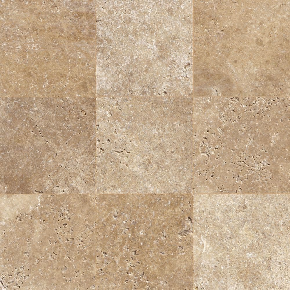 Tus. Walnut 8 in. x 8 in. x 1.18 in. Square Brown Natural Stone Look Tumbled Travertine Paver (0.44 sq. ft. Case) price history on PriceWatchPro