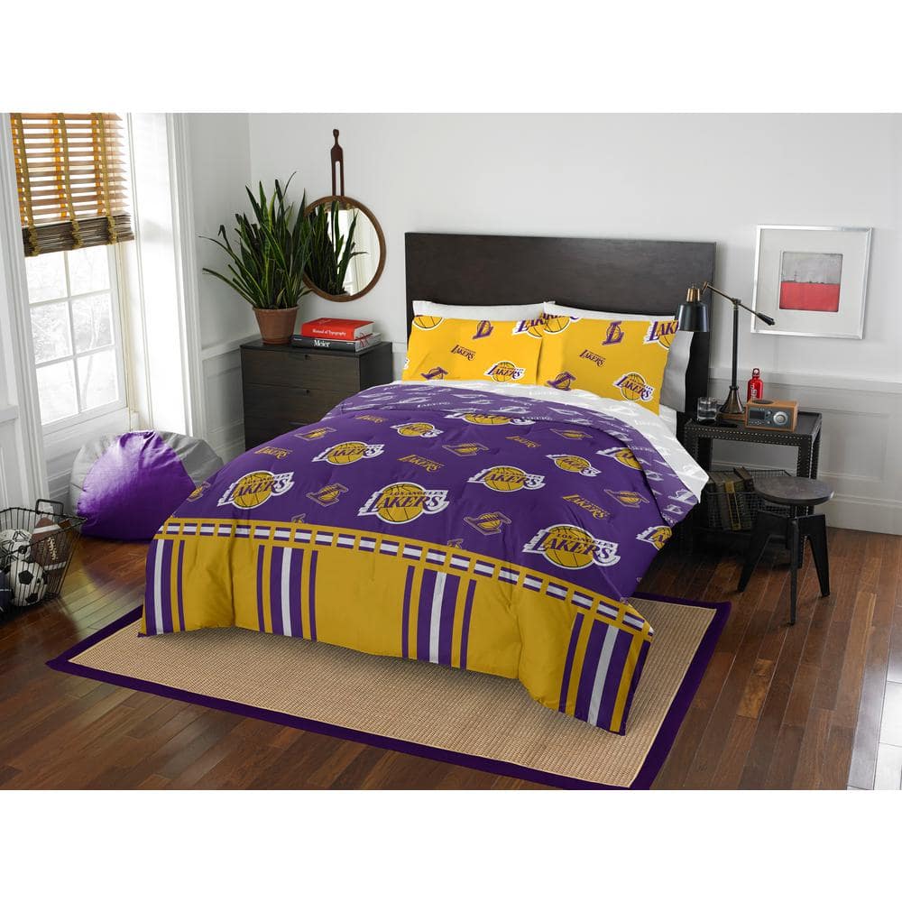 NBA Los Angeles Lakers Queen Size Polyester Bedding Set