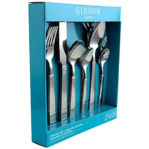 Prato 24-Piece Stainless Steel Flatware Set (Service for 4)
