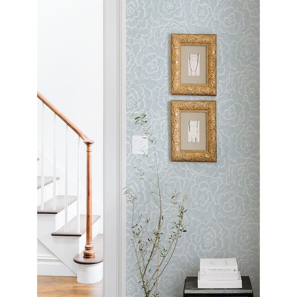 Roslin Blue Peel and Stick Wallpaper