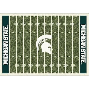 Michigan State 4 ft. by 6 ft. Homefield Area Rug