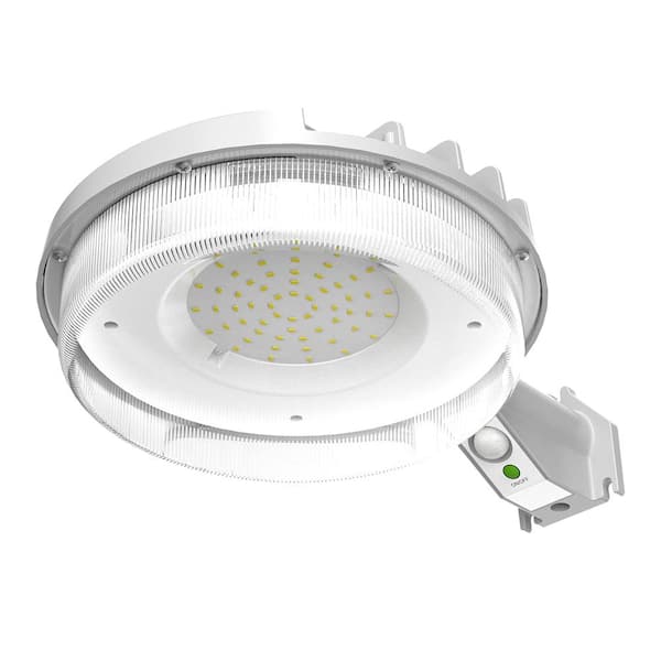 HALO SBL 300-Watt Equivalent Integrated LED Gray MTN Plus D2D Solar Area Light, 5000K