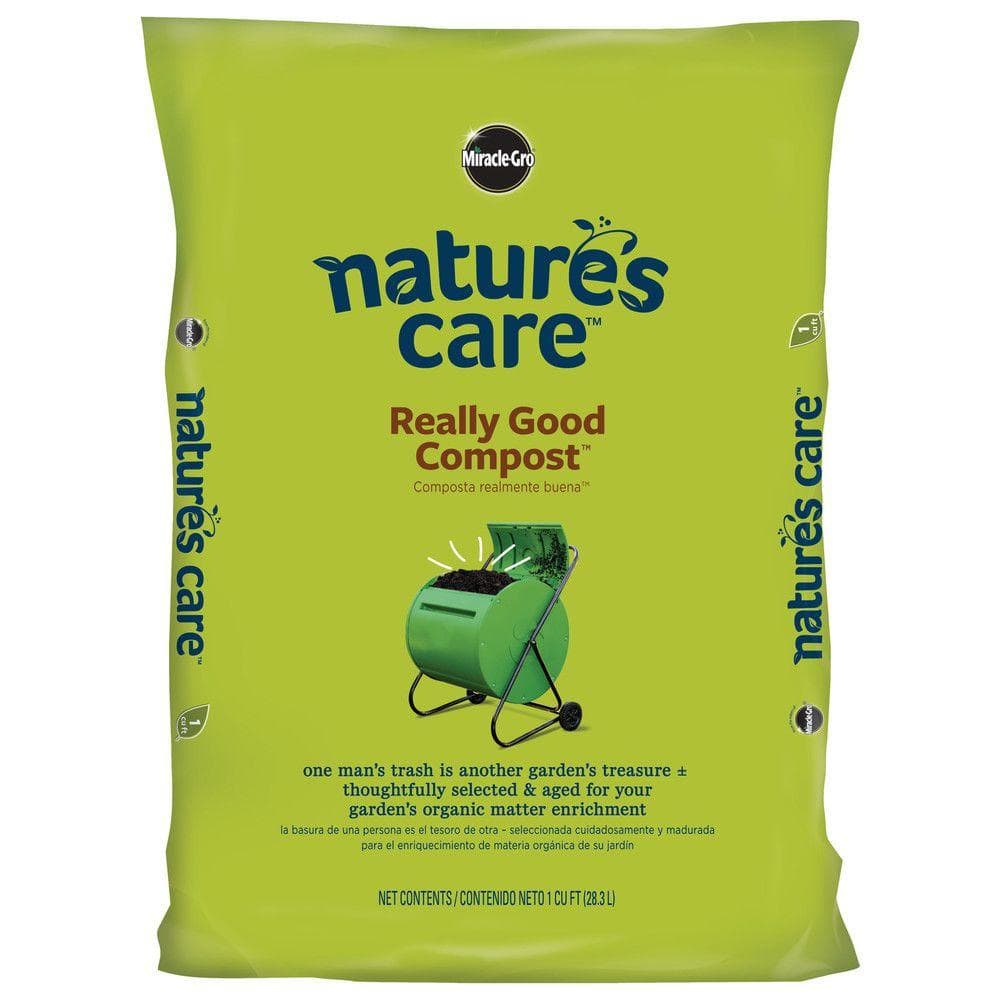 Miracle Gro Nature S Care 1 Cu Ft Really Good Compost 70951120 The Home Depot