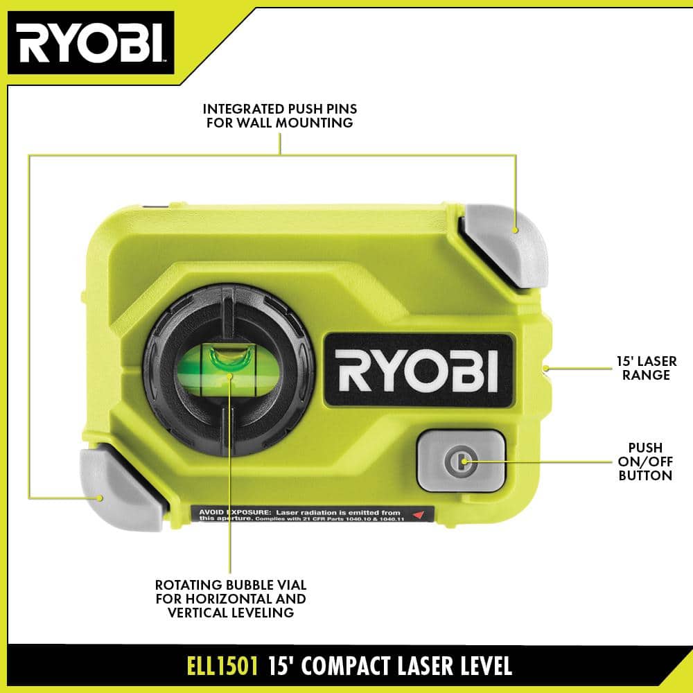 RYOBI Compact Laser Level