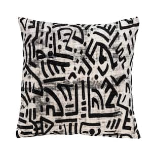 Azar 20 X 20 Transitional White Throw Pillow